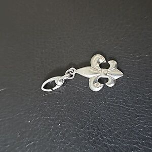 Sterling Fleur de Lis Charm